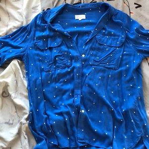 Polka Dot Stars Button-Up
